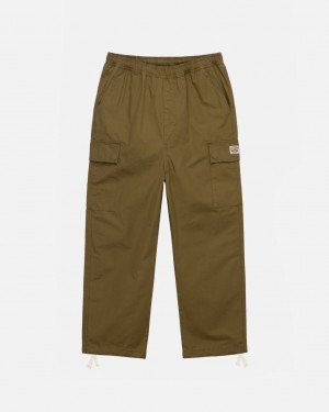 Stussy Beach Pant Ripstop Cargo Men Pants Brown | RLB-3423