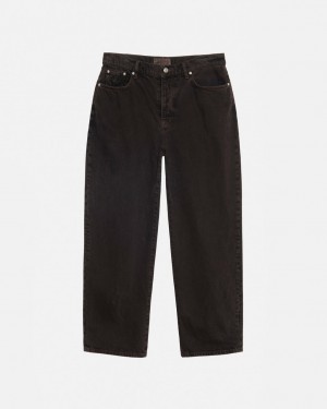 Stussy Big Ol' Jean Denim Men Denim Black | RZV-7490