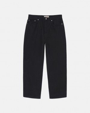 Stussy Big Ol' Jean Overdyed Men Pants Black | NQM-8299