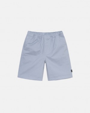 Stussy Brushed Beach Short Men Shorts Blue | VFD-9806