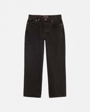 Stussy Classic Jean Denim Men Denim Black | YOL-9771