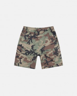 Stussy Ripstop Cargo Beach Short Men Shorts Camo | IKW-9906