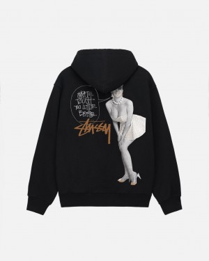 Stussy Skate Tough Hoodie Men Hoodie Black | IVP-1806