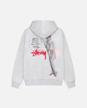 Stussy Skate Tough Hoodie Women Hoodie Grey | XSB-5733