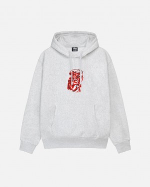 Stussy Soda Can Hoodie Men Hoodie Grey | KGV-3055