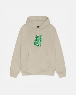 Stussy Soda Can Hoodie Men Hoodie Khaki | RUO-1315