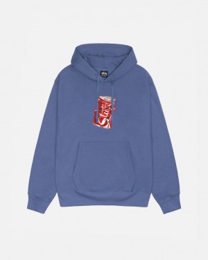 Stussy Soda Can Hoodie Men Hoodie Royal Blue | NGR-6859