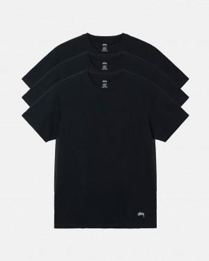 Stussy Stussy Undershirt Men Shirts Black | MFK-4946