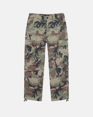 Stussy Surplus Cargo Ripstop Men Pants Camo | KTW-1927