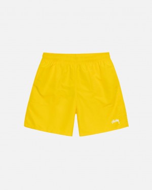 Stussy Water Short Stock Men Shorts Yellow | HHH-5547