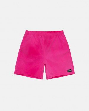 Stussy Wave Dye Nylon Short Women Shorts Fuchsia | JLZ-3542