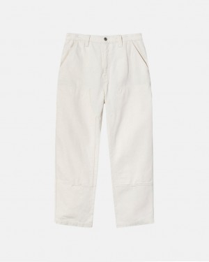 Stussy Work Pant Canvas Men Pants Beige | LOS-1074