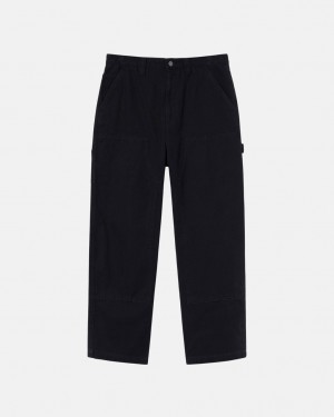 Stussy Work Pant Canvas Men Pants Black | OFG-1837