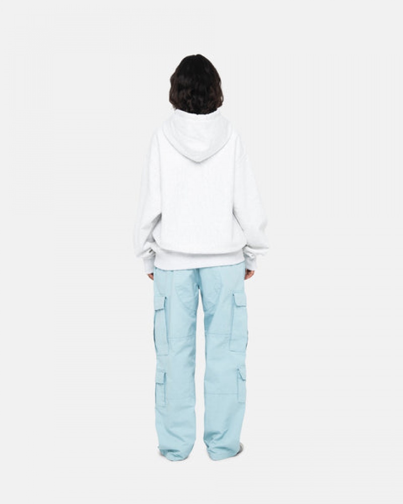 Stussy Basic Applique Hoodie Women Hoodie Grey | GRH-4533