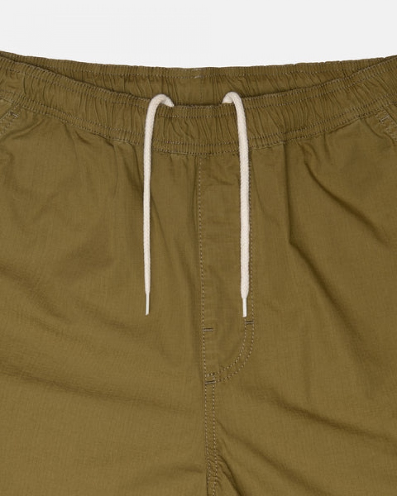 Stussy Beach Pant Ripstop Cargo Men Pants Brown | RLB-3423