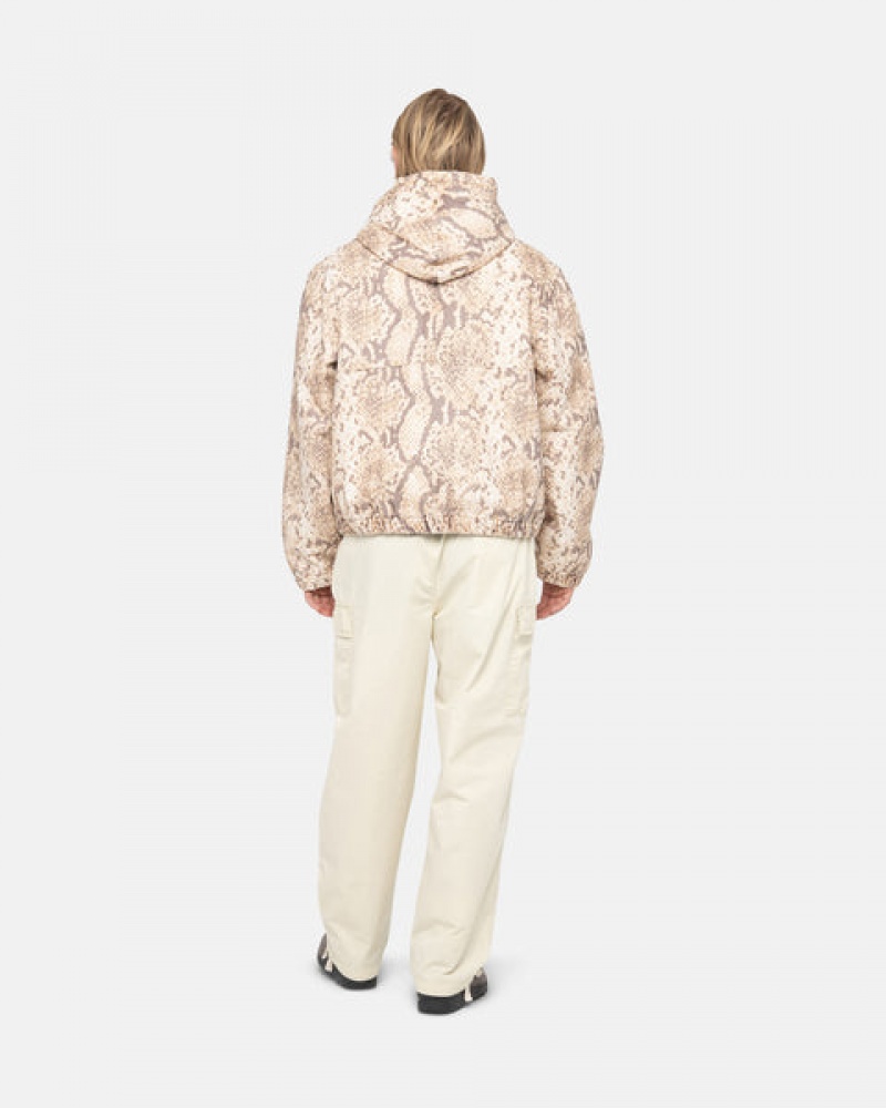 Stussy Beach Pant Ripstop Cargo Women Pants Cream | ZYT-8971