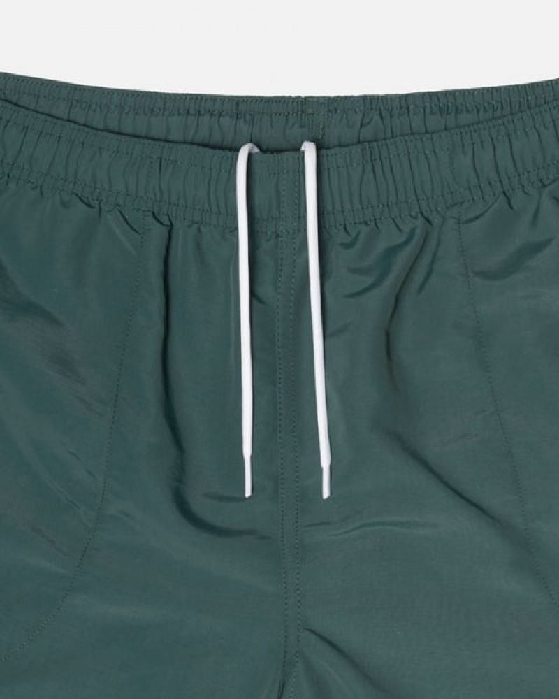 Stussy Big Basic Water Short Men Swimwear Green | URR-6039