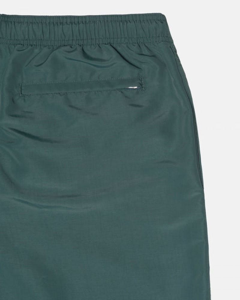 Stussy Big Basic Water Short Men Swimwear Green | URR-6039