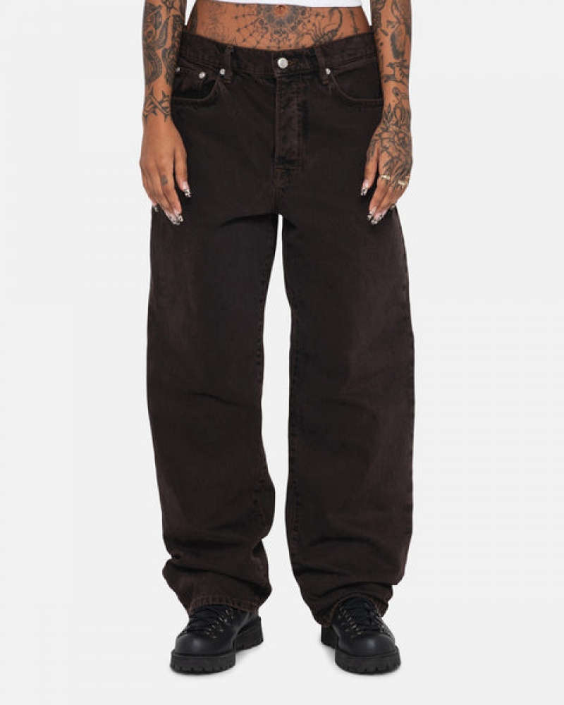 Stussy Big Ol' Jean Denim Men Denim Black | RZV-7490