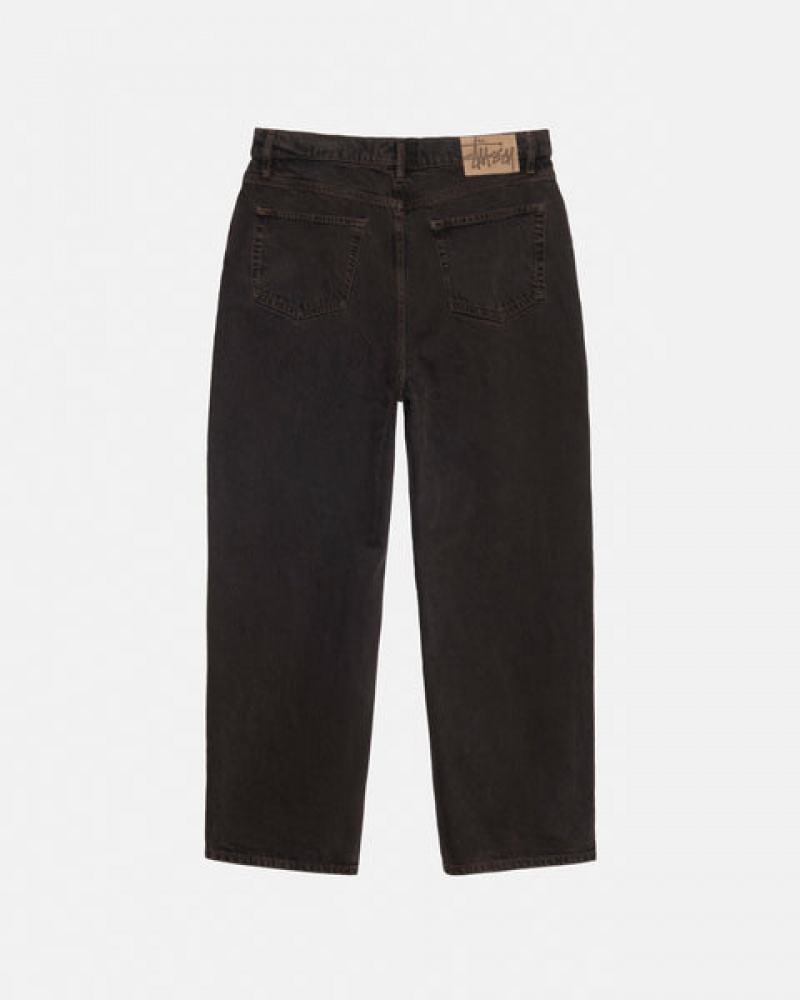 Stussy Big Ol' Jean Denim Men Denim Black | RZV-7490