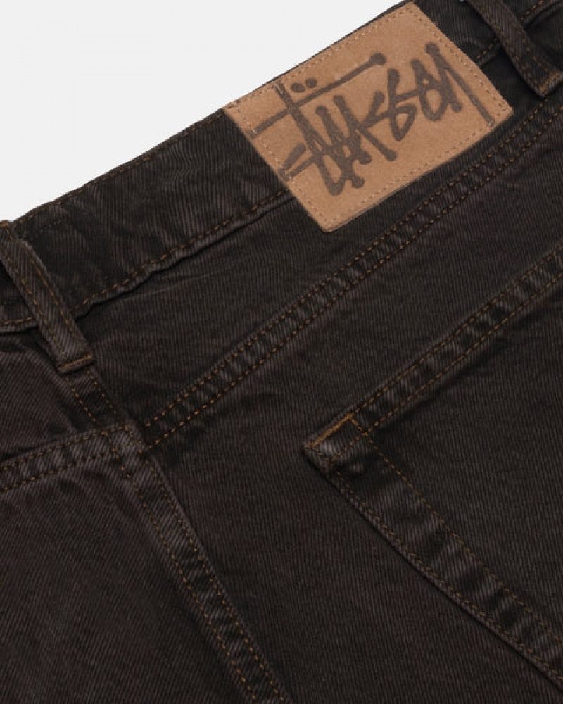 Stussy Big Ol' Jean Denim Men Denim Black | RZV-7490