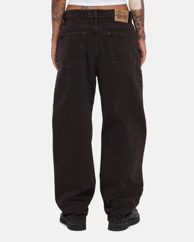 Stussy Big Ol' Jean Denim Men Pants Black | TFT-1052