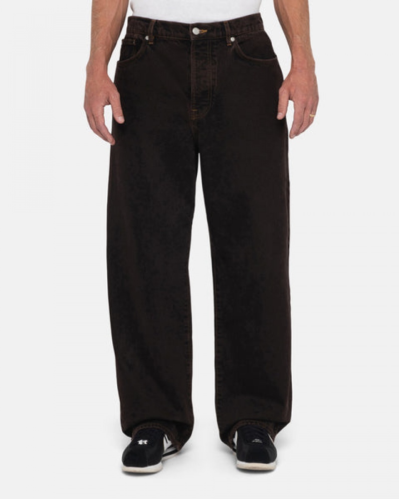 Stussy Big Ol' Jean Denim Men Pants Black | TFT-1052