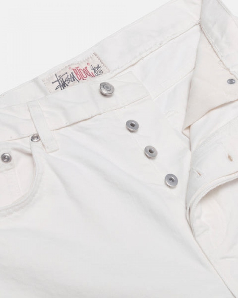 Stussy Big Ol' Jean Overdyed Men Pants Beige | EFB-7407