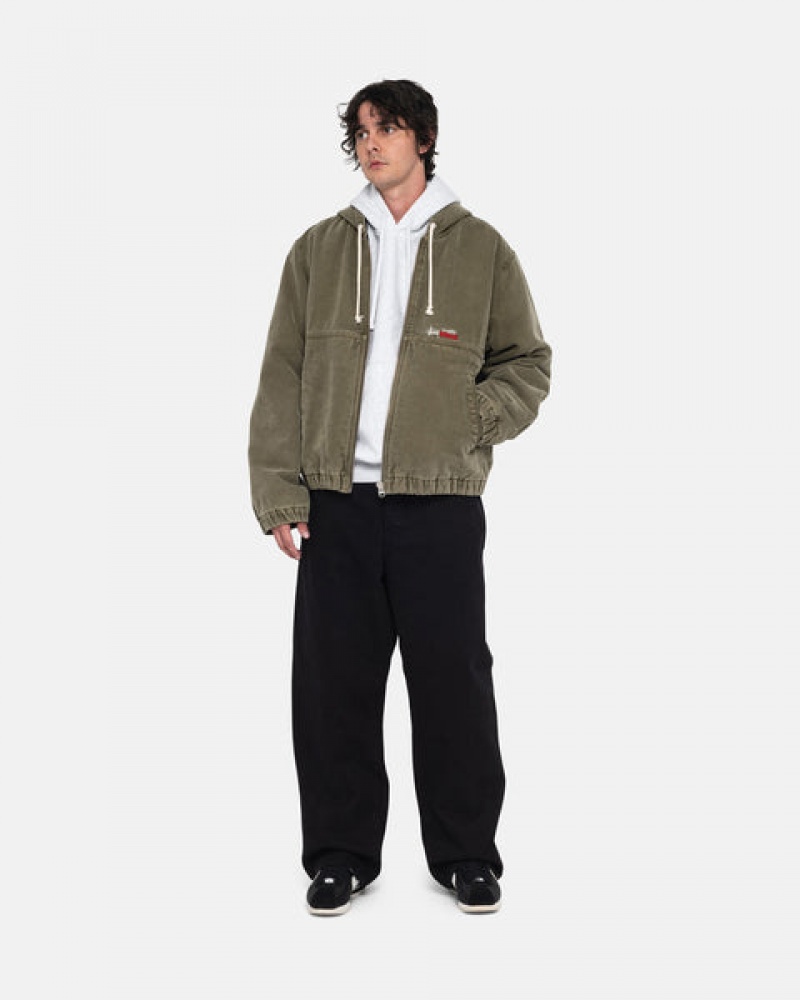 Stussy Big Ol' Jean Overdyed Men Pants Black | NQM-8299