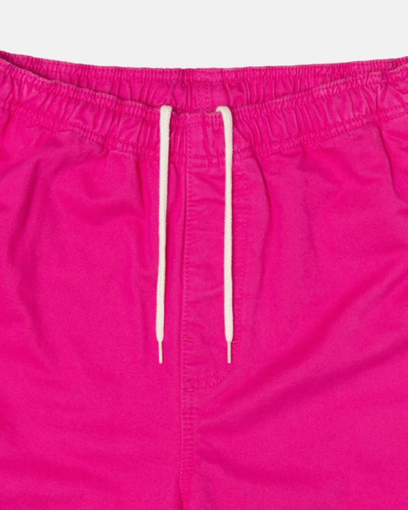 Stussy Brushed Beach Pant Men Pants Pink | YUB-9676