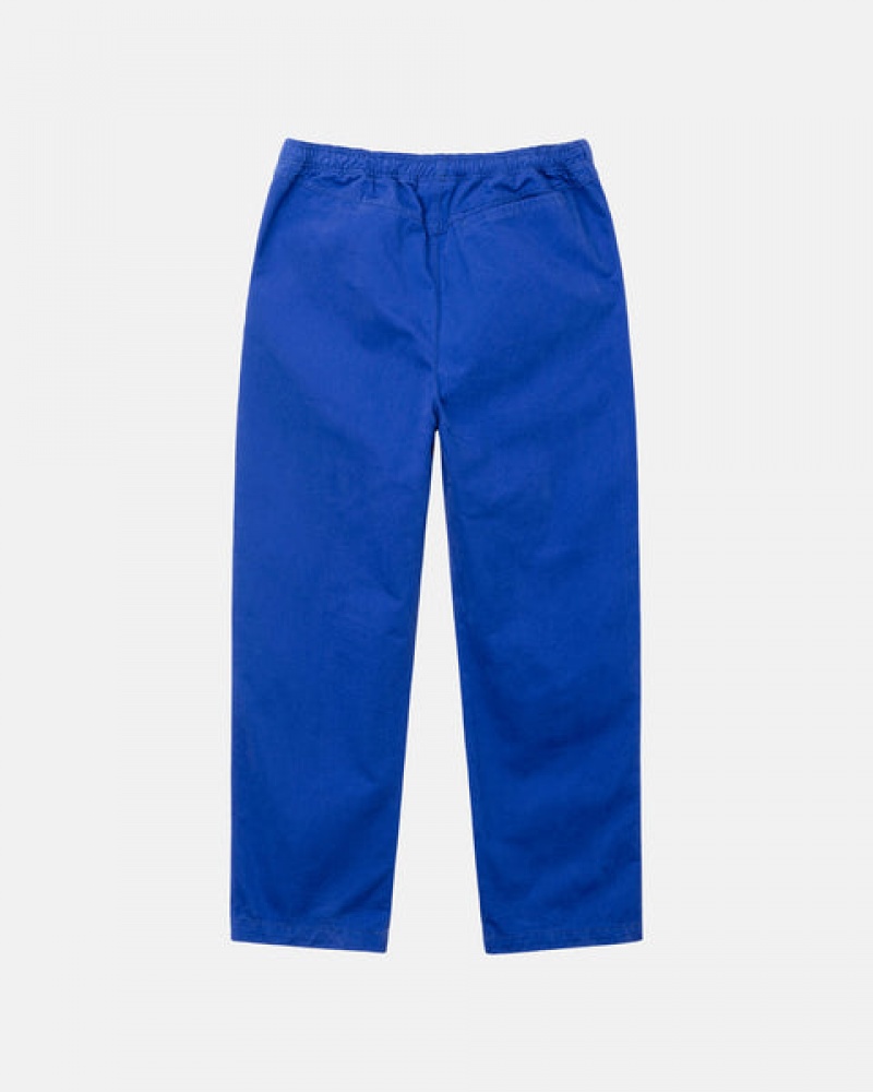 Stussy Brushed Beach Pant Men Swimwear Blue | YUF-6601