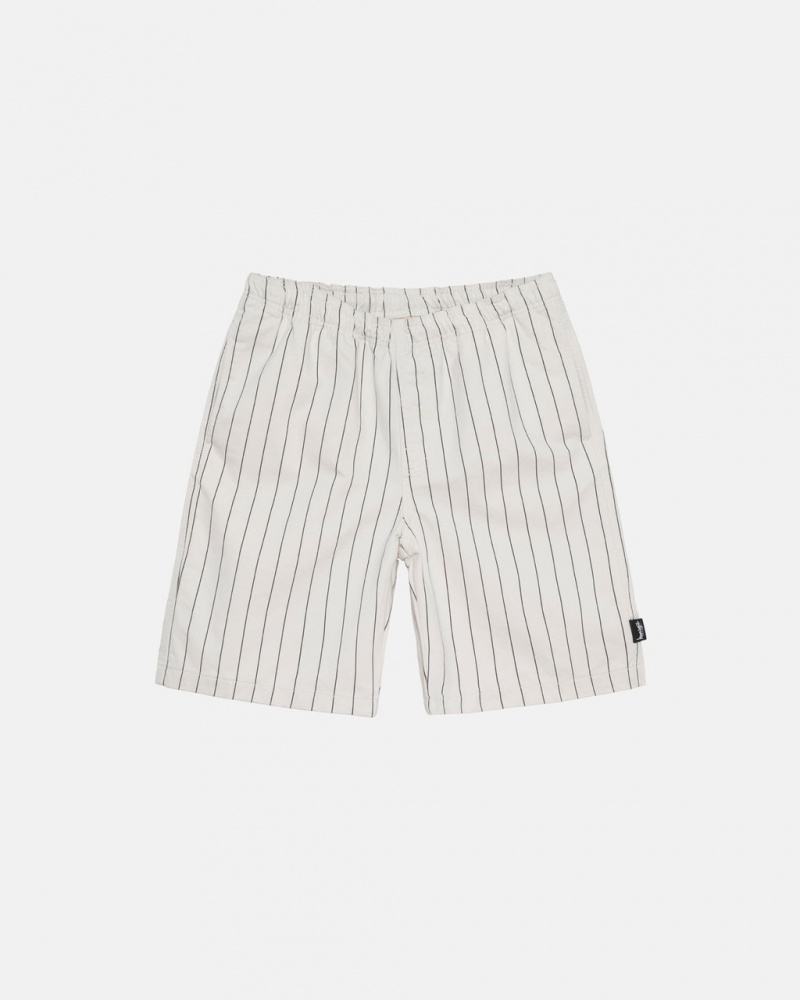 Stussy Brushed Beach Short Men Shorts Beige | GES-1186