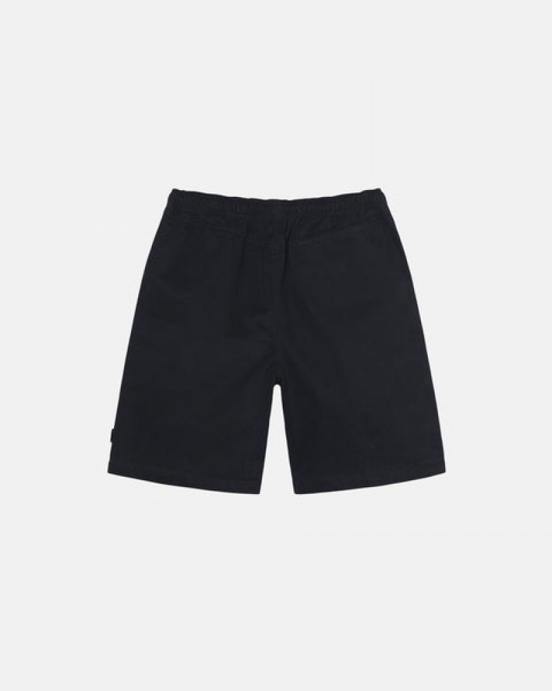 Stussy Brushed Beach Short Women Shorts Black | BYK-7502