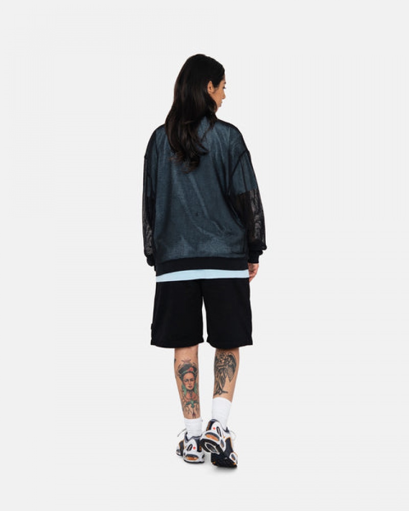 Stussy Brushed Beach Short Women Shorts Black | BYK-7502