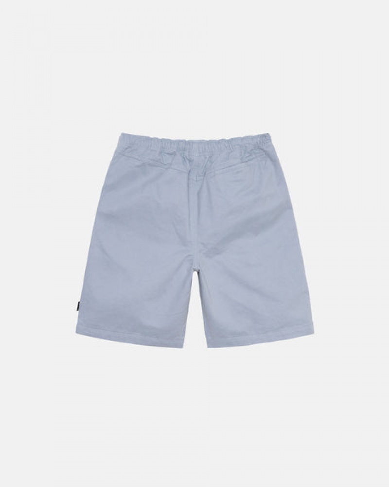 Stussy Brushed Beach Short Women Shorts Blue | NPL-5537