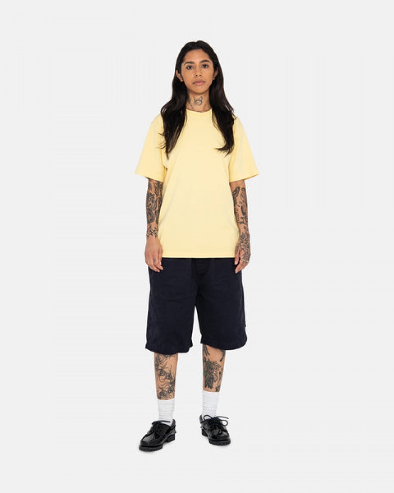 Stussy Brushed Beach Short Women Shorts Navy | HUD-5203