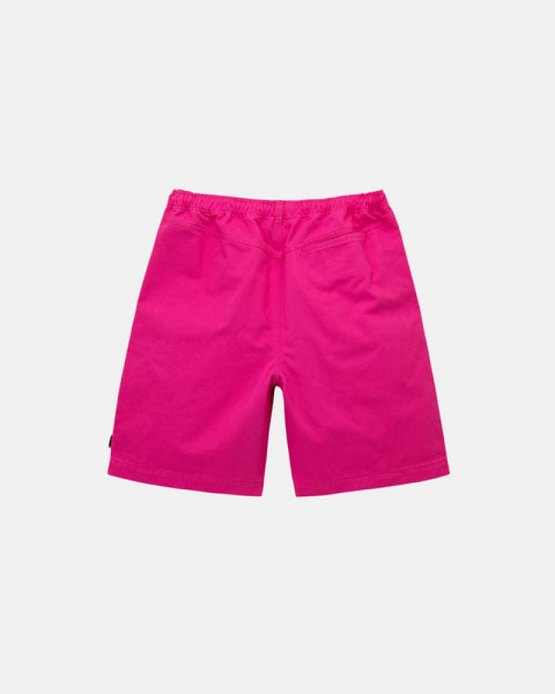 Stussy Brushed Beach Short Women Shorts Pink | EGD-5070