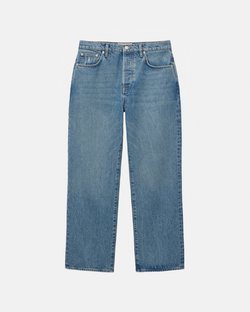 Stussy Classic Jean Denim Men Denim Blue | NUE-4396