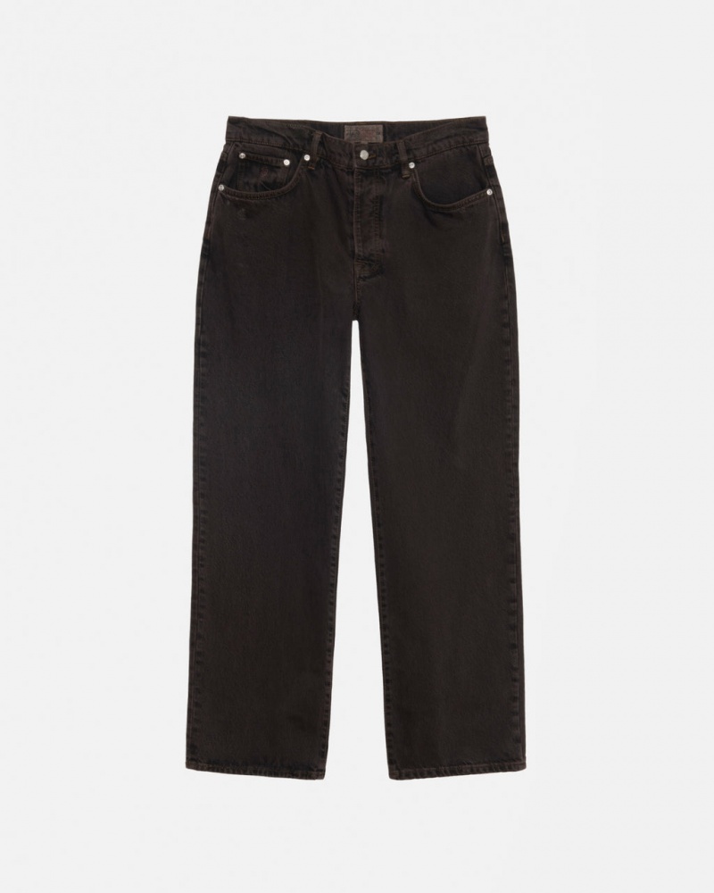 Stussy Classic Jean Denim Men Pants Black | ZHH-7267