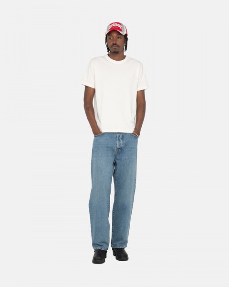 Stussy Classic Jean Denim Men Pants Blue | ZLY-3825