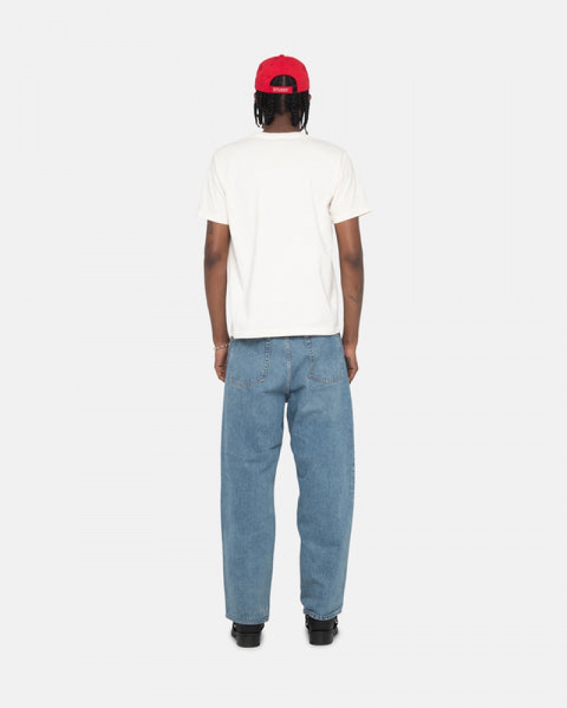 Stussy Classic Jean Denim Men Pants Blue | ZLY-3825