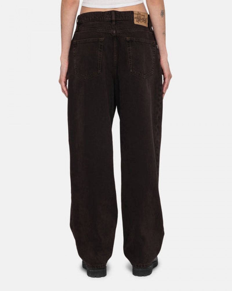 Stussy Classic Jean Denim Women Pants Black | CGL-4817