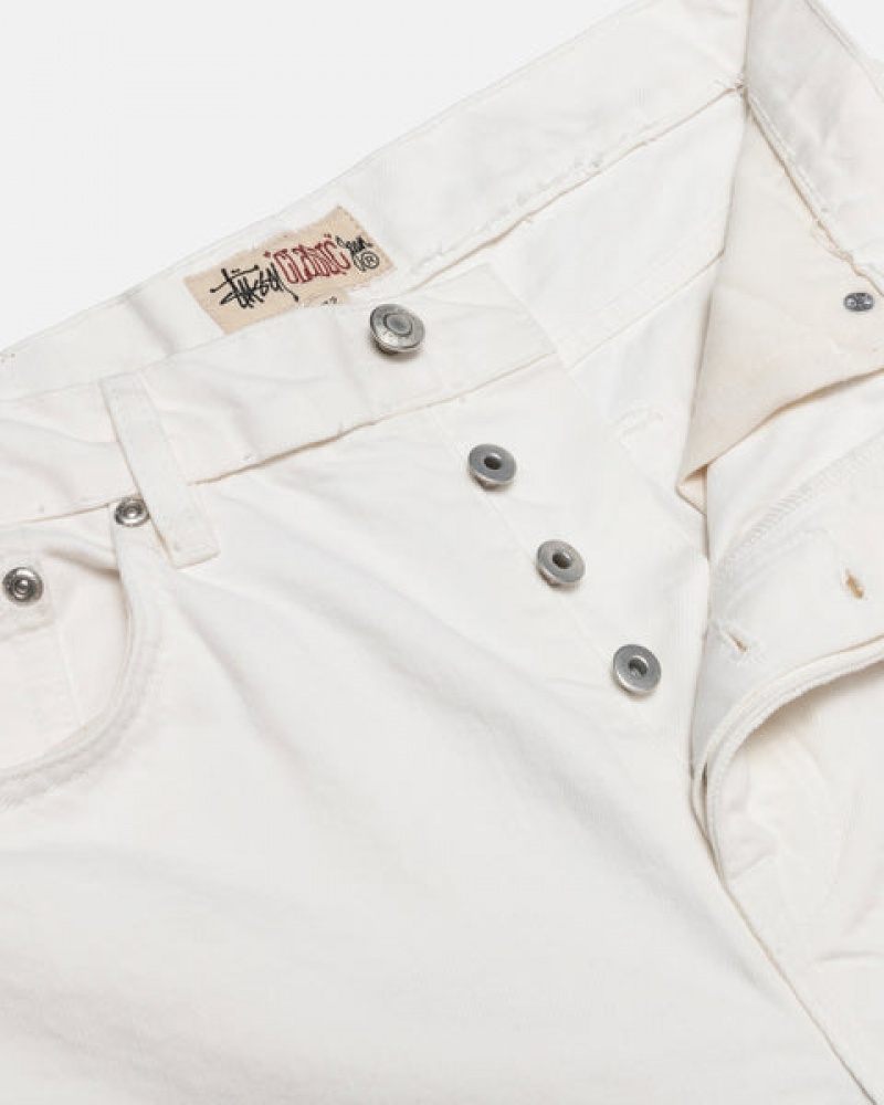 Stussy Classic Jean Overdyed Men Denim Beige | TNK-2153