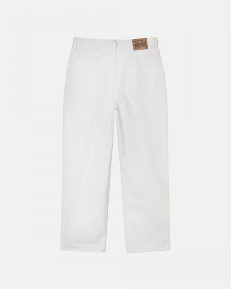 Stussy Classic Jean Overdyed Men Pants Beige | LYN-5403