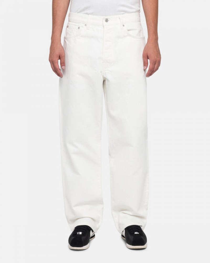 Stussy Classic Jean Overdyed Men Pants Beige | LYN-5403