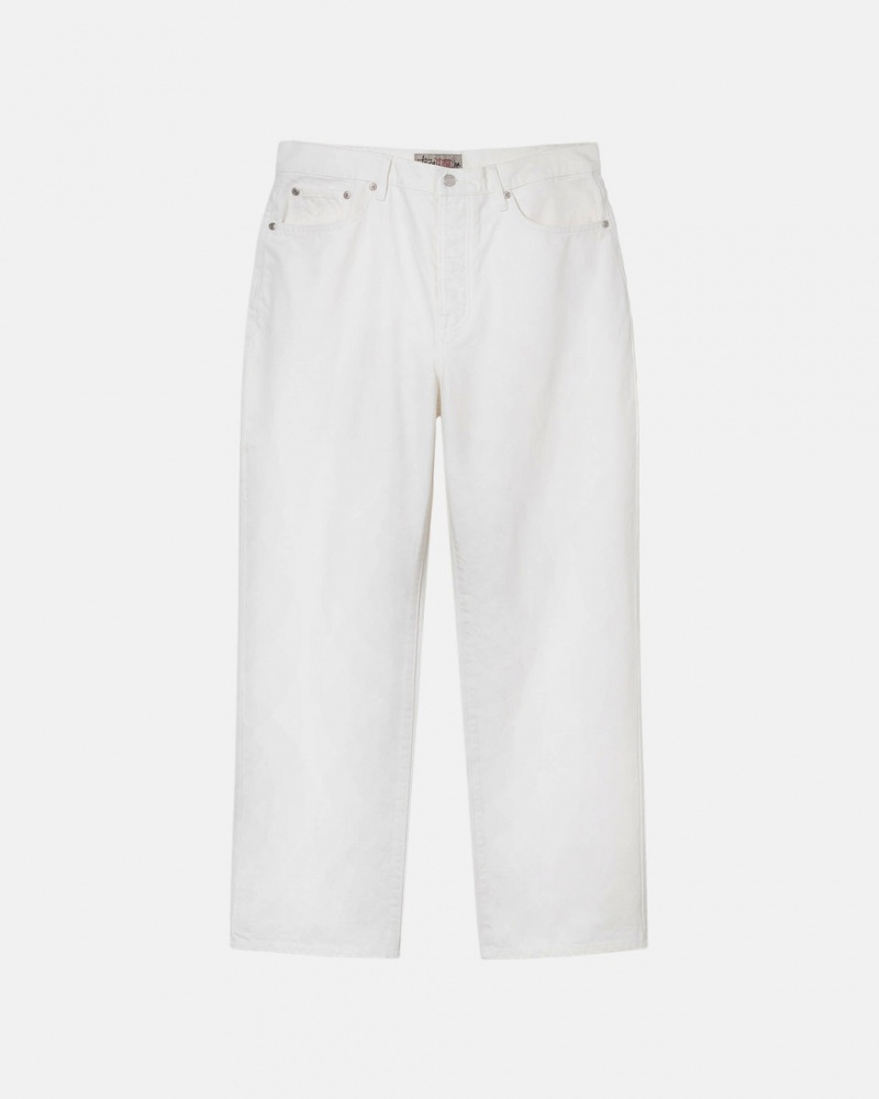 Stussy Classic Jean Overdyed Men Pants Beige | LYN-5403