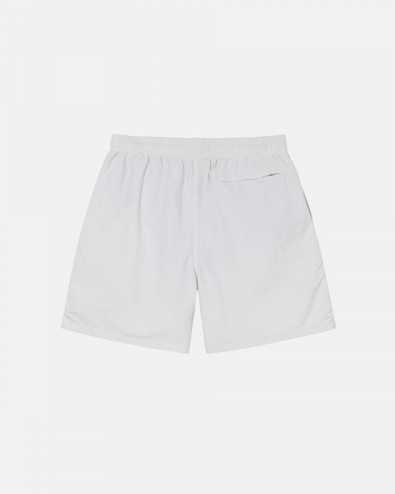 Stussy Curly S Water Short Men Swimwear Beige | BFS-8552