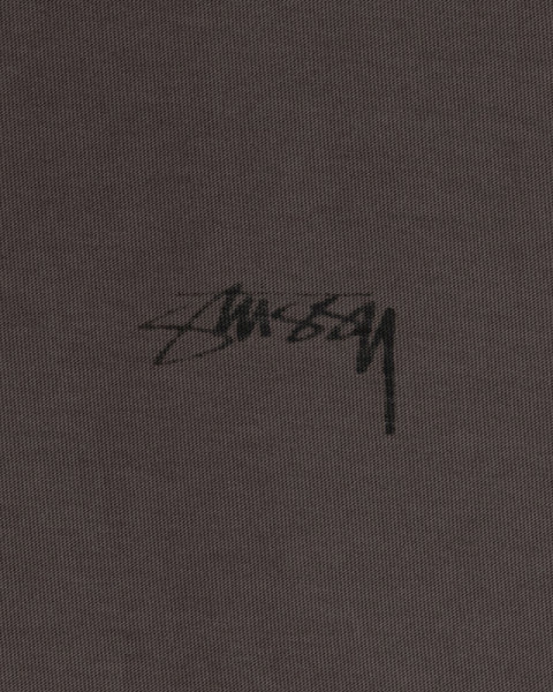 Stussy Lazy Ls Tee Men T Shirt Black | AVK-7703