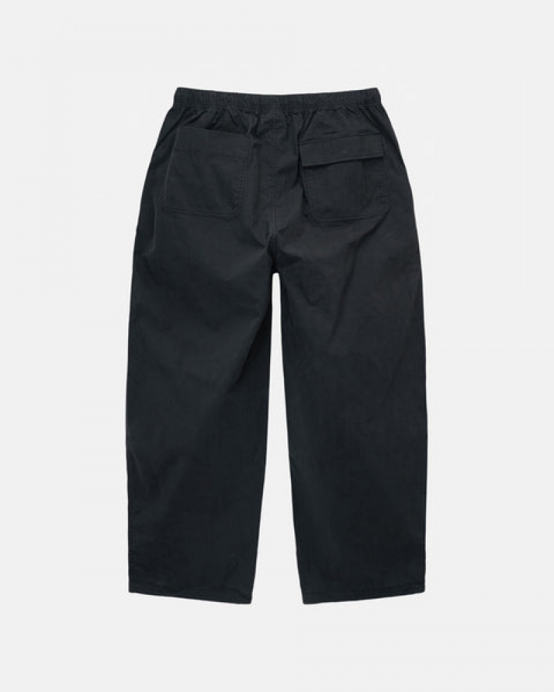 Stussy Nyco Over Trousers Men Pants Black | EEY-1966