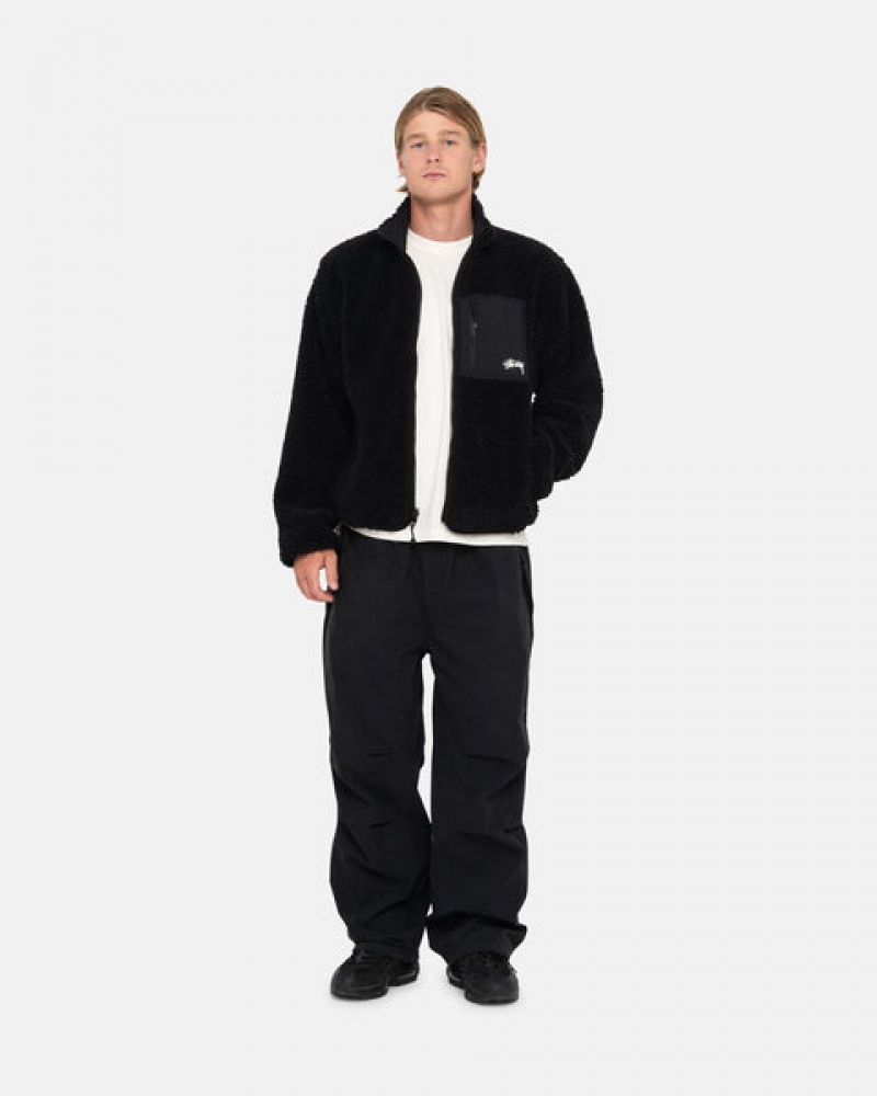 Stussy Nyco Over Trousers Men Pants Black | EEY-1966